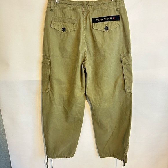 Zara Surplus Utility Cargo Pants SRPLS Women’s Size 31 Flight Pants Trousers - Picture 9 of 10